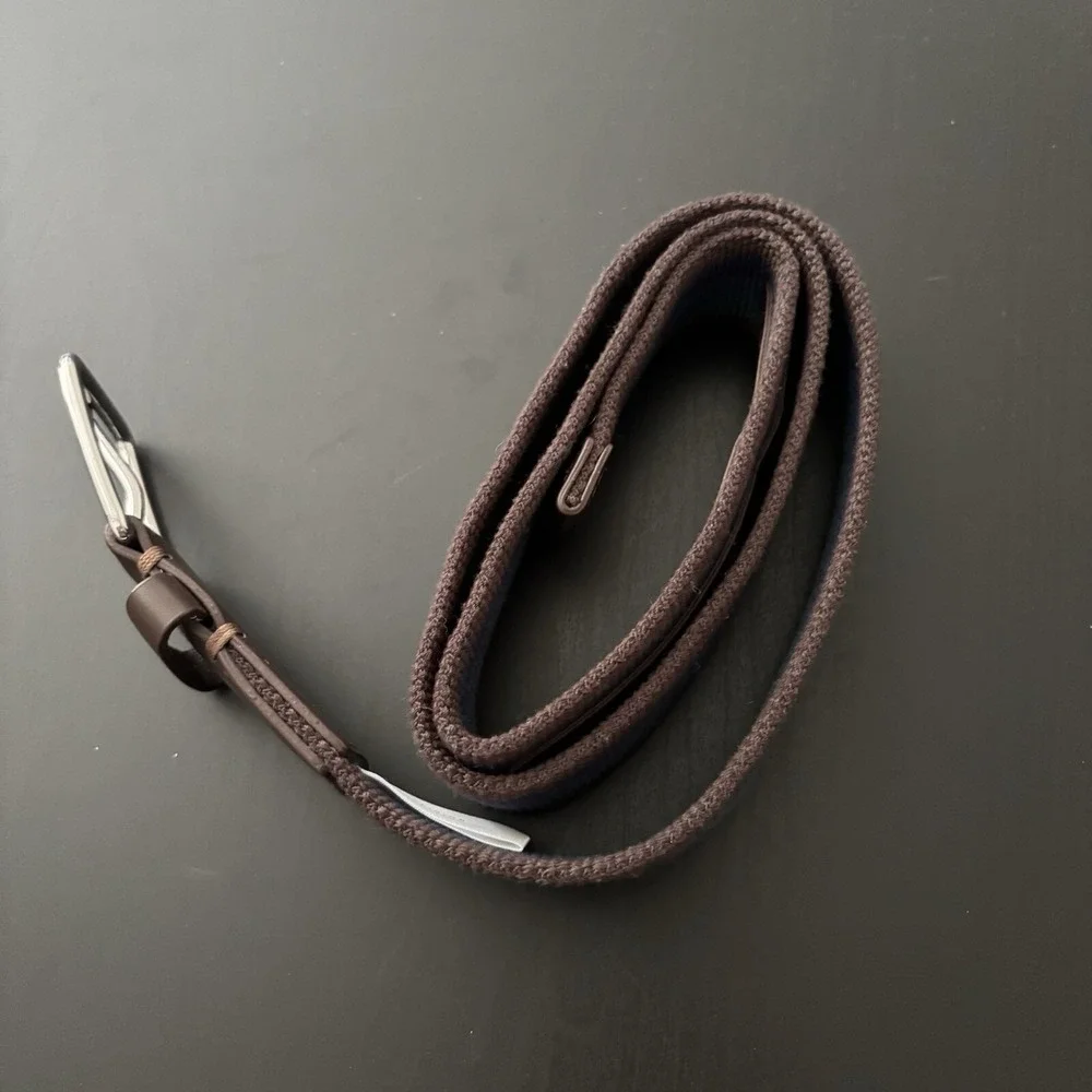 Public Opinion Woven Belt Dress Casual‎ Belt Blue Green Brown Size 32 Men's
